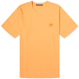 Acne Studios Nash X Face T-Shirt Mandarin Orange