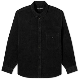 Acne Studios Oday Corduroy Shirt Jacket Black