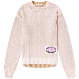 Acne Studios Knitted Jumper Pale Pink & Vintage Beige