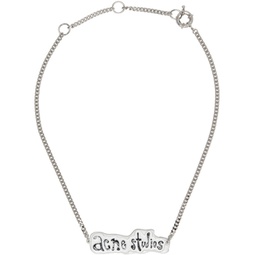 Silver Label Necklace 232129F023001