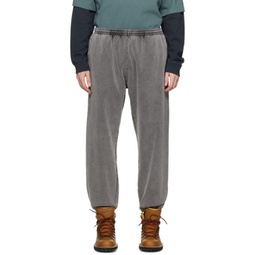 Gray Garment-Dyed Pants 231129M190006