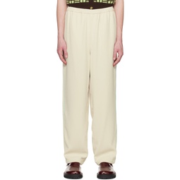 Off-White Drawstring Trousers 231129M191033