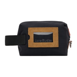 Black Toiletry Pouch 232129F045000