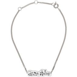 Silver Label Necklace 232129M145003