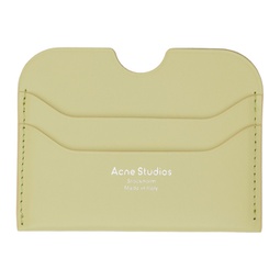 Green Leather Card Holder 231129M163021