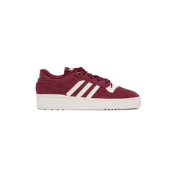 Burgundy Rivalry Low Sneakers 232751M237070
