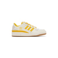 Off White   Yellow Forum Low Sneakers 232751F128053