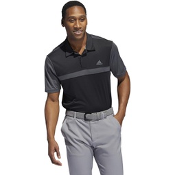 adidas Mens Regular-Fit Colorblock Golf Polo