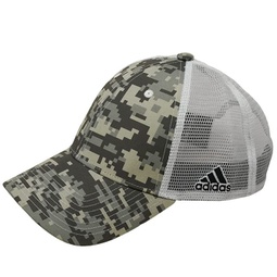 Adidas Originals Trucker Structured Mesh Cap for Men with Adjustable Snapback Closure - Digital Camo Designed hat