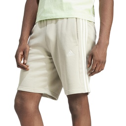 Mens 3-Stripes 10 Fleece Shorts