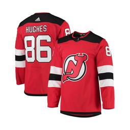 Mens Jack Hughes Red New Jersey Devils Home Authentic Pro Player Jersey