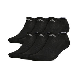 Mens No-Show Athletic Extended Size Socks 6 Pack