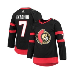 Mens Brady Tkachuk Black Ottawa Senators Home Authentic Pro Player Jersey