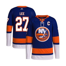 Mens Anders Lee Royal New York Islanders Captain Patch Authentic Pro Home Player Jersey