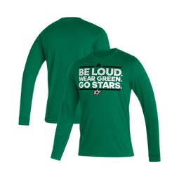 Mens Kelly Green Dallas Stars Dassler Aeroready Creator Long Sleeve T-shirt