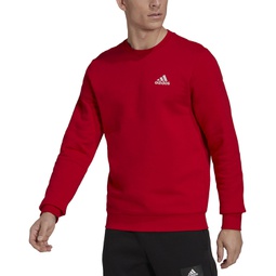 Mens Feel Cozy Essentials Classic-Fit Embroidered Logo Fleece Sweatshirt