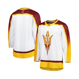 Mens White Arizona State Sun Devils Alternate Desert Inferno Hockey Jersey