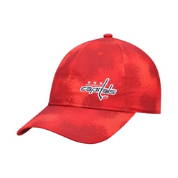 Womens Red Washington Capitals Camo Slouch Adjustable Hat