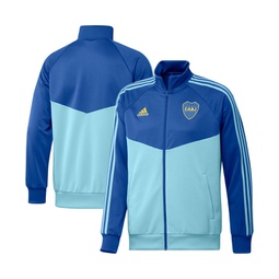 Mens Blue Boca Juniors DNA Raglan Full-Zip Track Jacket