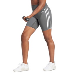Womens Training Essentials 3-Stripes High-Waisted Short Leggings