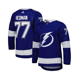 Mens Victor Hedman Blue Tampa Bay Lightning Home Authentic Pro Player Jersey