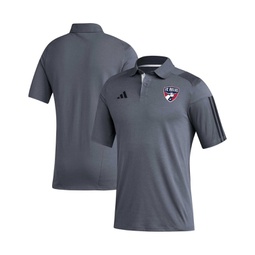 Mens Gray FC Dallas 2023 On-Field Training Polo Shirt