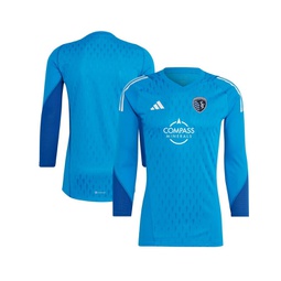 Mens Blue Sporting Kansas City 2023 Goalkeeper Long Sleeve Replica jersey