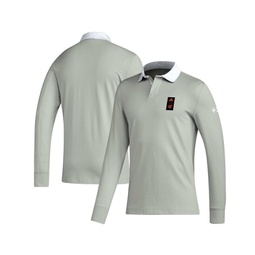 Mens 2023 Player Gray FC Cincinnati Travel Long Sleeve Polo Shirt