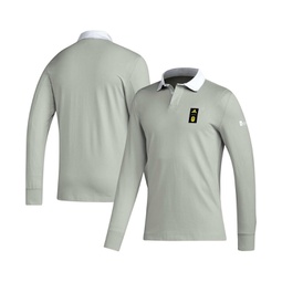 Mens 2023 Player Gray Nashville SC Travel Long Sleeve Polo Shirt