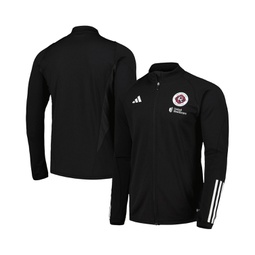 Mens Black New England Revolution 2023 On-Field AEROREADY Full-Zip Training Jacket