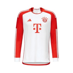 Mens White Bayern Munich 2023/24 Home Replica Long Sleeve Jersey