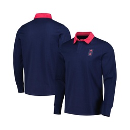 Mens 2023 Player Navy St. Louis City SC Travel Long Sleeve Polo Shirt