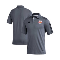 Mens Gray New York Red Bulls 2023 On-Field Training Polo Shirt