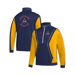 Mens Blue Colorado Rockies Team Classics Half-Zip Jacket