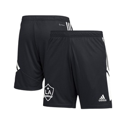 Mens Black LA Galaxy Soccer Training AEROREADY Shorts