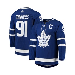 Mens John Tavares Blue Toronto Maple Leafs Home Captain Patch Authentic Pro Player Jersey