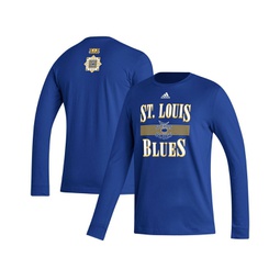 Mens Royal St. Louis Blues Reverse Retro 2.0 Fresh Playmaker Long Sleeve T-shirt