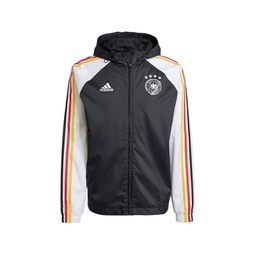 Mens Black Germany National Team DNA Raglan Full-Zip Windbreaker Jacket