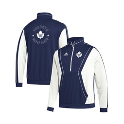 Mens Blue Toronto Maple Leafs Team Classics Half-Zip Jacket
