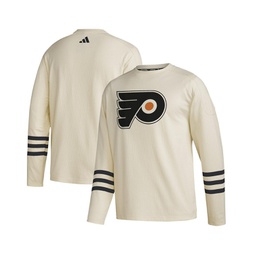 Mens Cream Philadelphia Flyers AEROREADYPullover Sweater