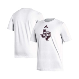 Mens White Texas A&M Aggies Logo Fresh T-shirt