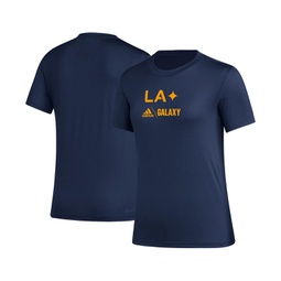 Womens Navy LA Galaxy AEROREADY Club Icon T-shirt