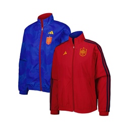 Womens Red Spain National Team Anthem AEROREADY Reversible Full-Zip Jacket