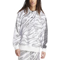 Mens ALL SZN Snack Attack Loose-Fit 3-Stripes French Terry Hoodie