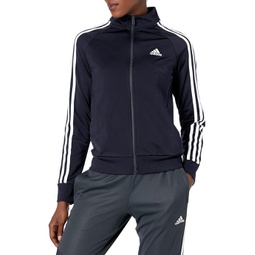 Womens adidas Plus Size Essentials Warm-Up 3-Stripes Track Jacket