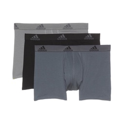 adidas Stretch Cotton Trunk 3-Pack