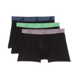 adidas Stretch Cotton Trunk 3-Pack