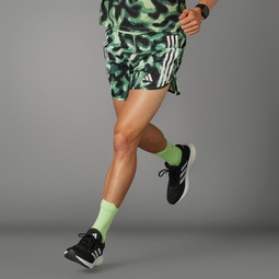 Own the Run 3-Stripes Allover Print Shorts