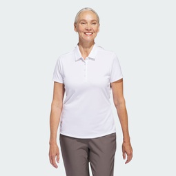 Womens Solid Performance Short Sleeve Polo Shirt