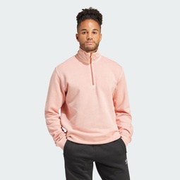 Trefoil Essentials+ Dye Half Zip Crew Sweatshirt